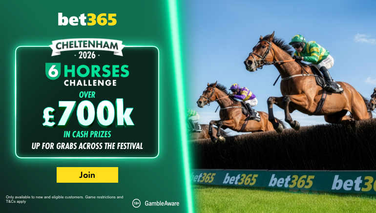 bet365 Horse Racing 2026 18 6 horses