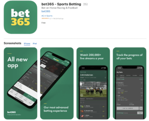App Store ID for bet365 Sports Betting iOS App is 519684662