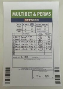Betfred Heinz Betting Slip
