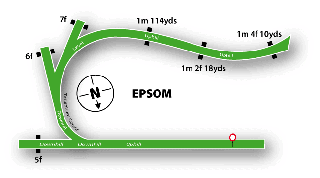 Epsom Racecourse Map