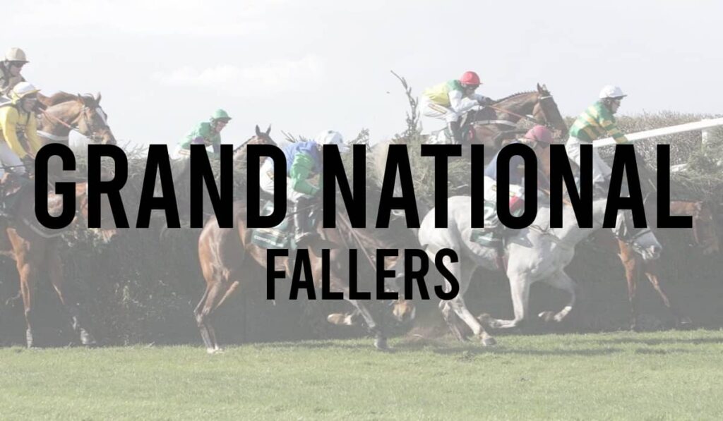Grand National Fallers Fallen Horses in the Aintree Grand National
