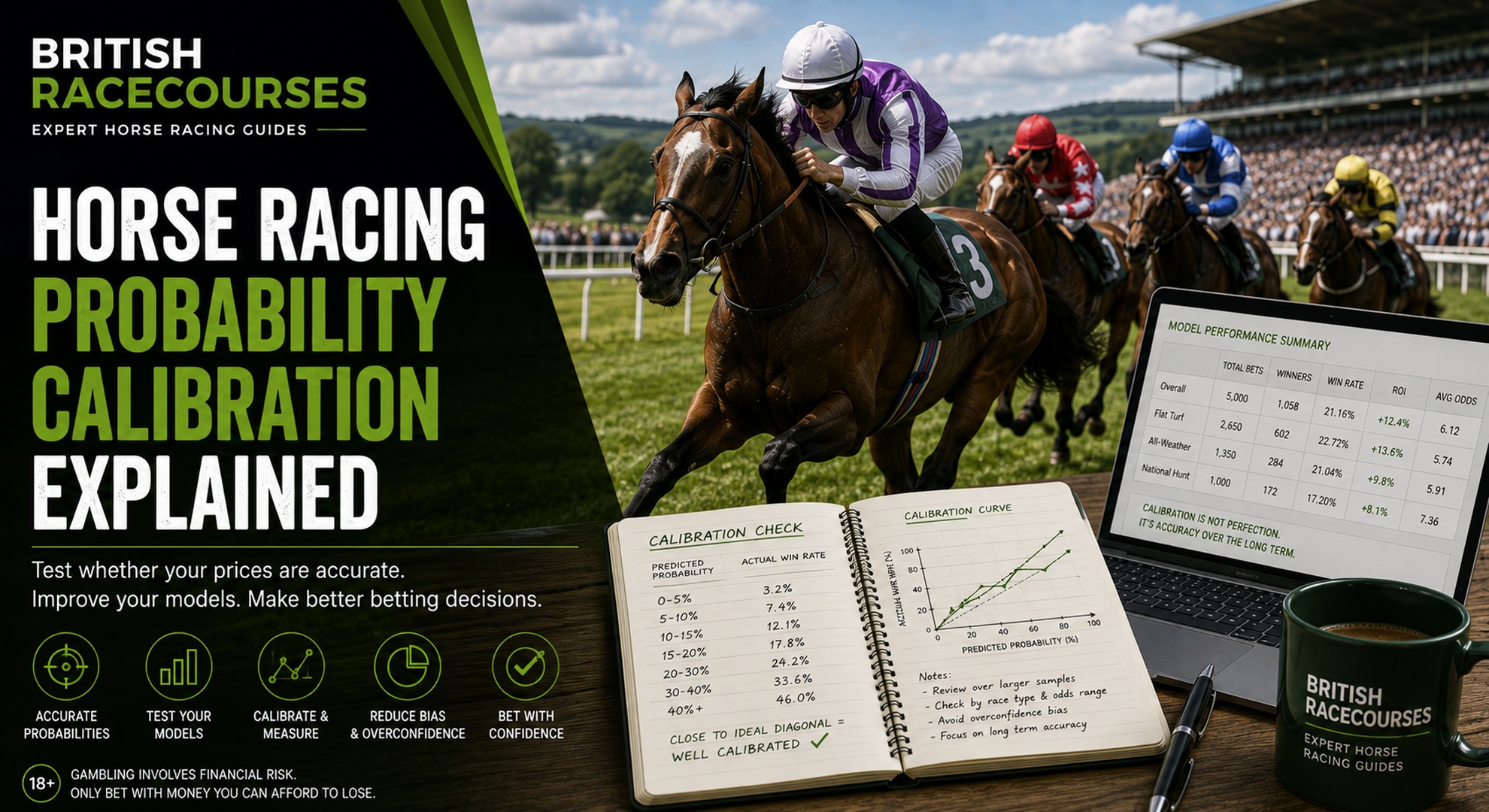 Horse racing probabbility calibration
