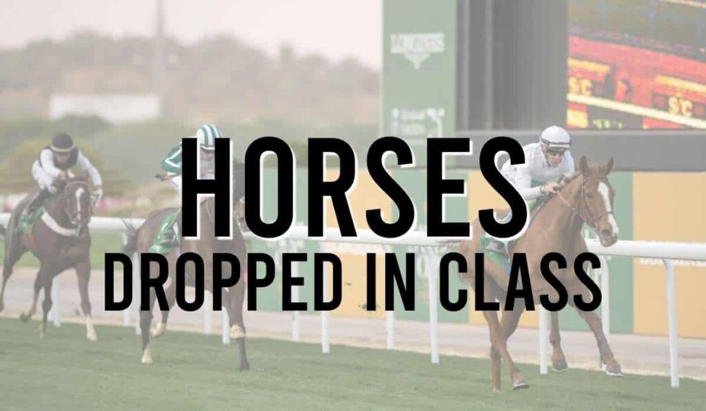 Horses Dropped in Class - Horses Today Dropping in Grade