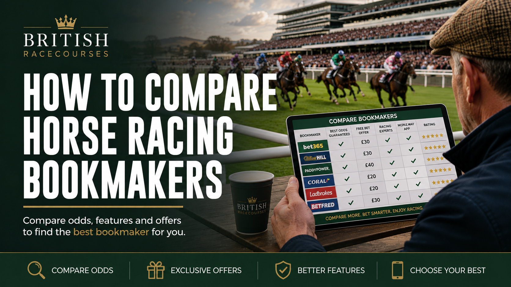 How to Compare Horse Racing Bookmakers