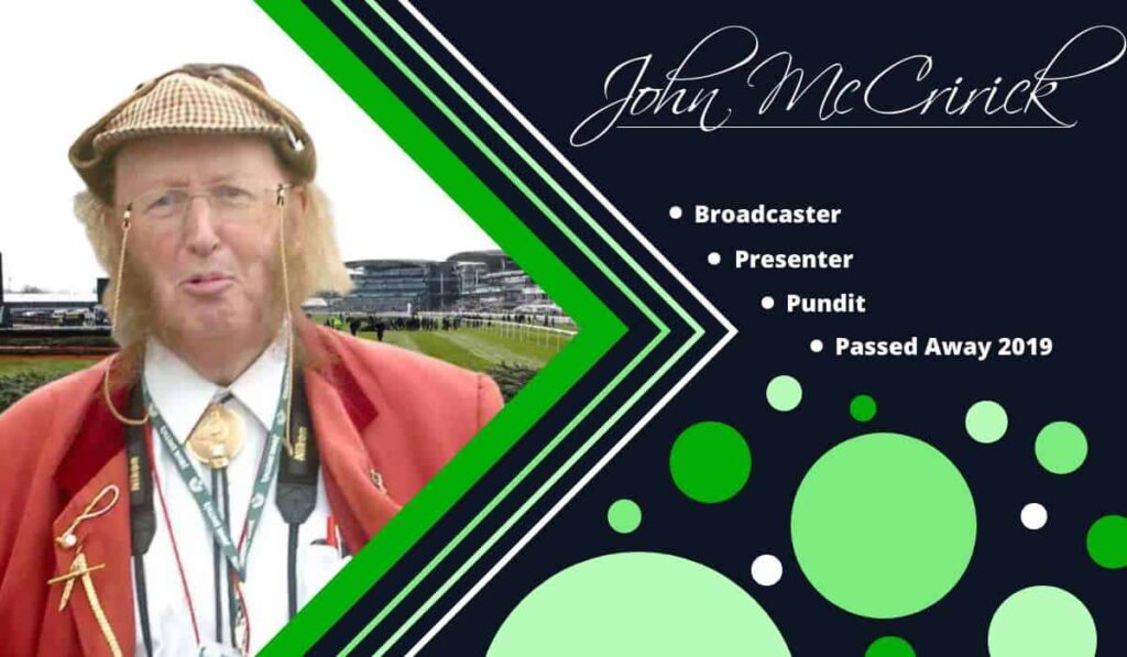 Male Horse Racing Reporters 27 John McCririck