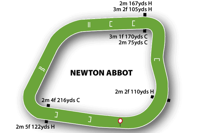 Newton Abbot racecourse map