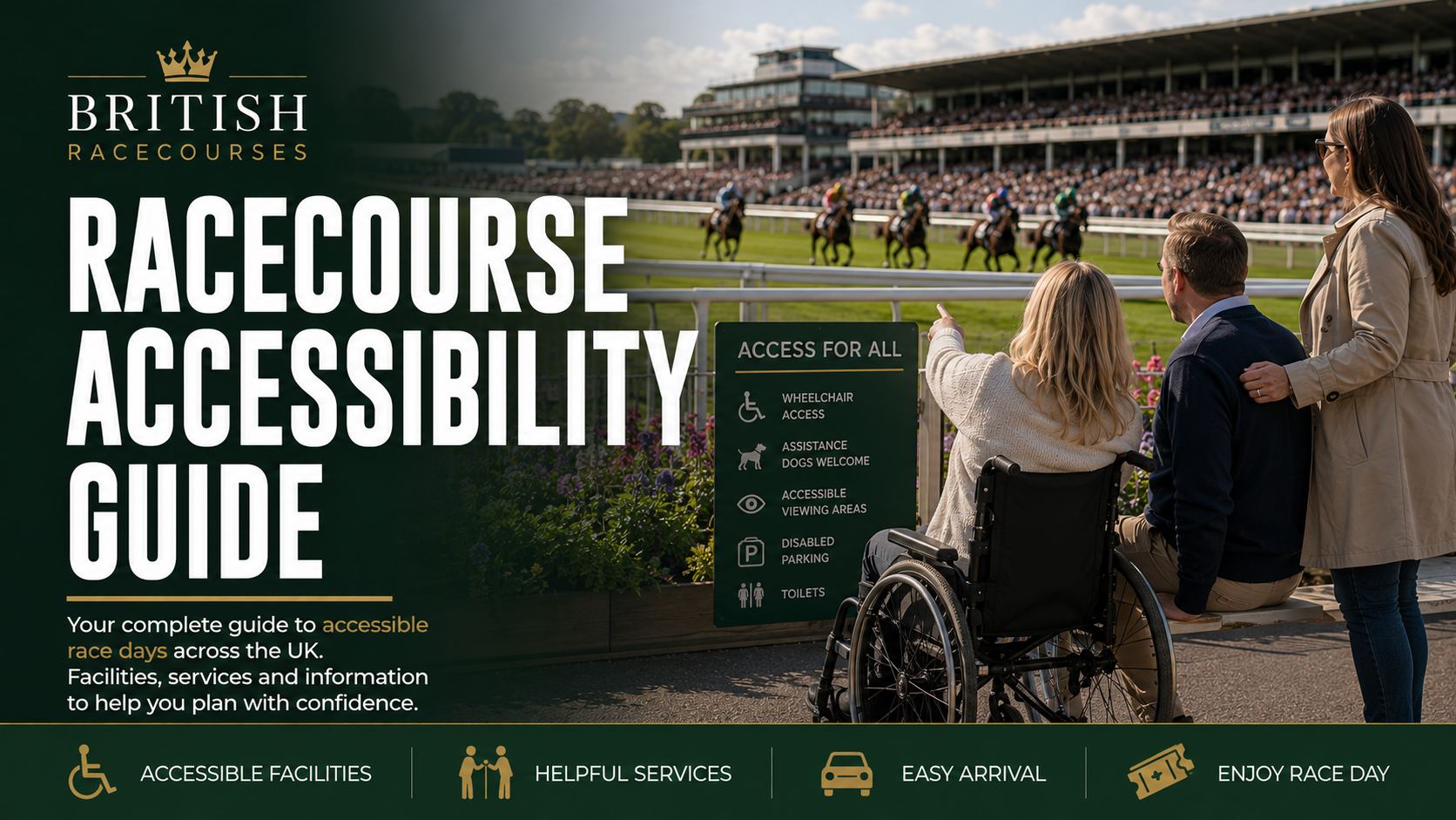 Racecourse Accessibility Guide 32 Guide for accessible racecourse facilities.