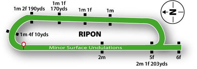 Ripon Racecourse Map