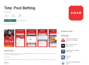Tote: Pool Betting App on Android