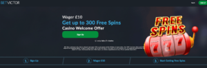 BetVictor.com 300 free spins
