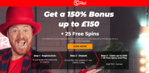 32Red 25 Free Spins Offer