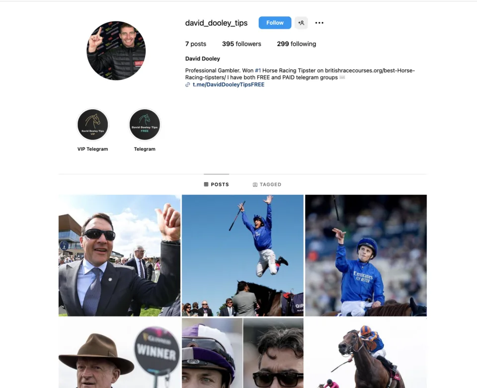 Best Sports Betting Influencers On Instagram 3 Screenshot 2023 11 06 at 15.41.45