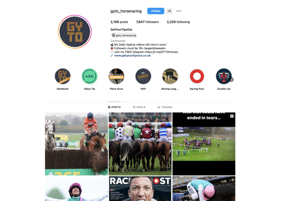 Best Sports Betting Influencers On Instagram 43 Screenshot 2023 11 06 at 15.51.25