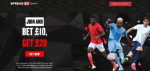 Spreadex Sign Up Offer - Bet 10 Get 20 Free Bet