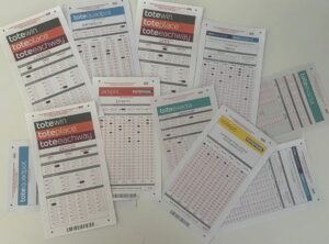 Tote Betting Slips 48 Tote Betting Slips