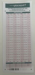 Tote Betting Slips 51 Tote Placepot 7 Blank Betting Slip - Tote's Placepot7 Bet Slips