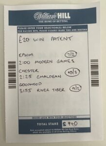 William Hill Betting Slips 9 William Hill Win Bet Patent Betting Slip