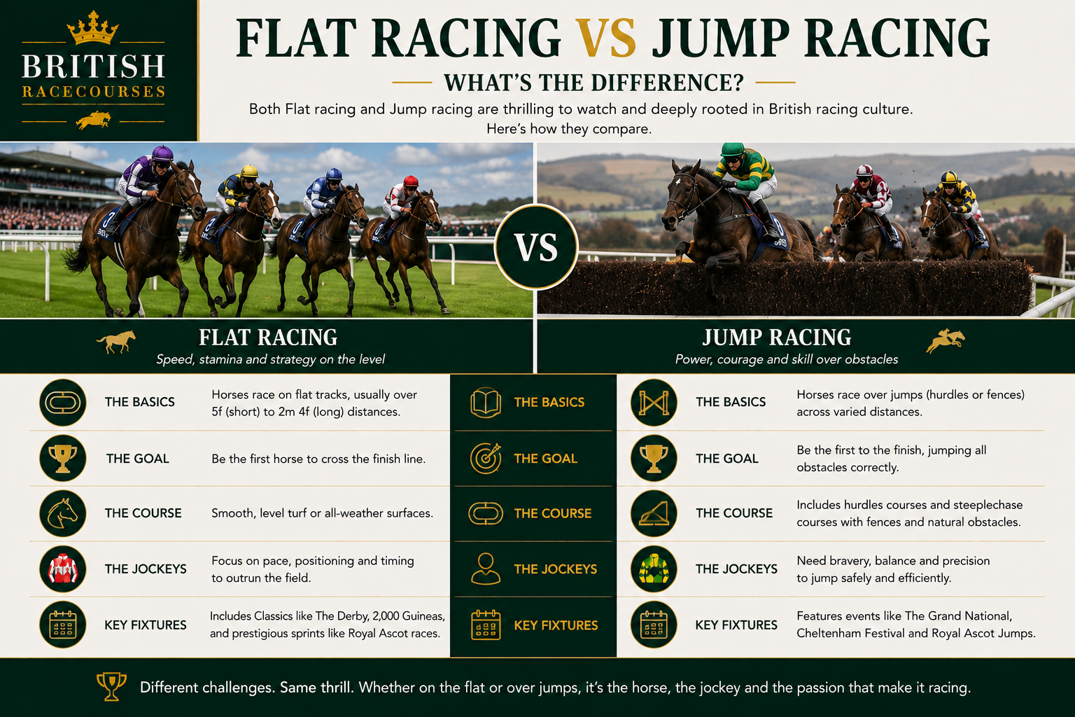Flat Racing vs Jump Racing: What's the Difference? 26 flat vs jumps racing