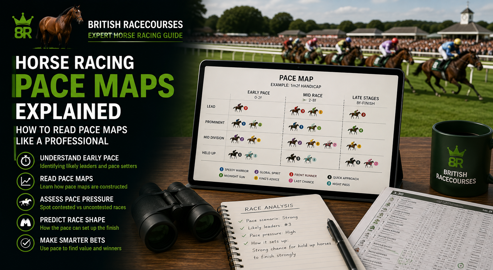 horse racing pace maps