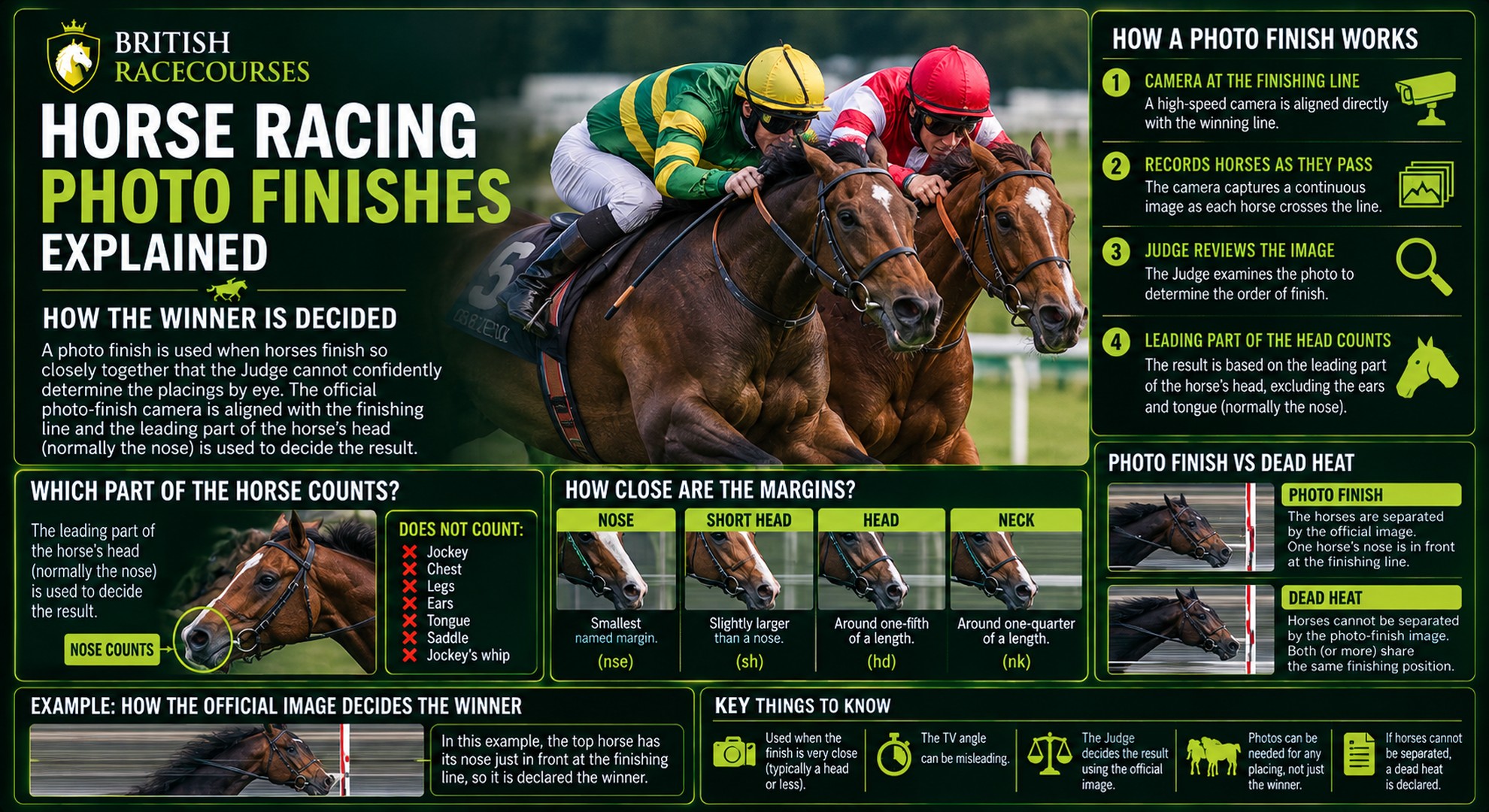 Horse Racing Photo Finishes Explained 2 horse racing photo finishes