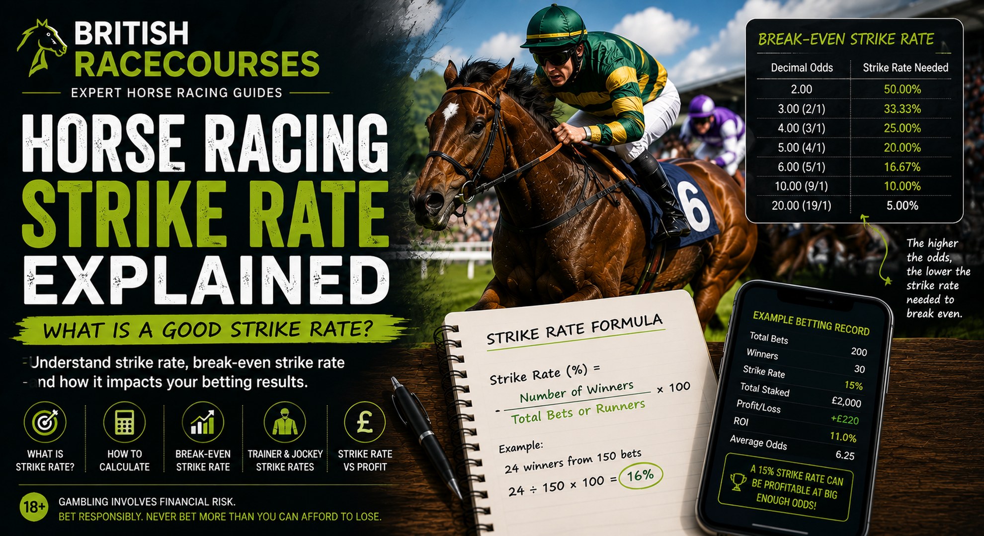 Horse Racing Strike Explained 1 horse racing strike rate