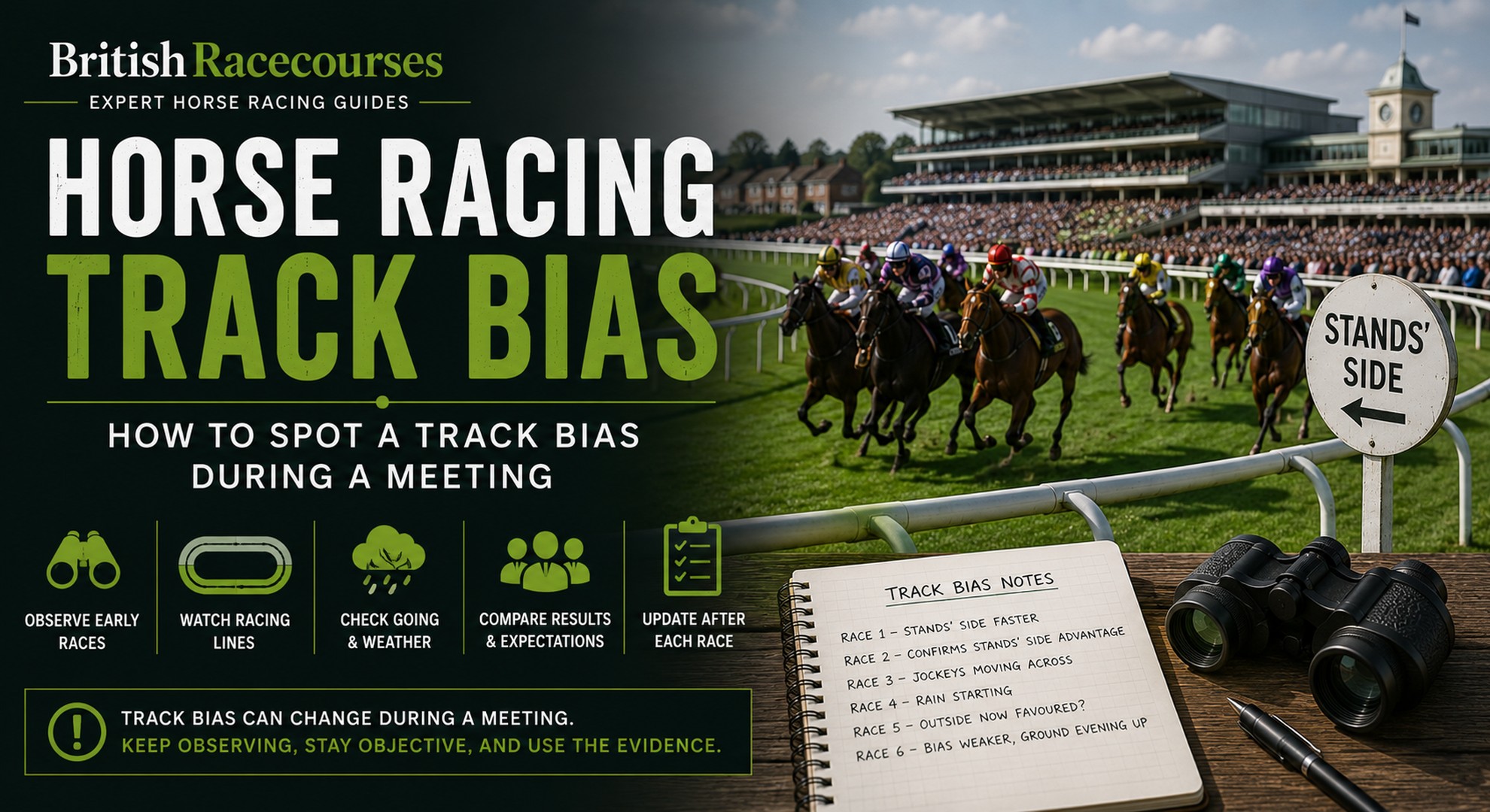 Horse Racing Track Bias Explained: How to Spot a Bias During a Meeting 1 horse racing track bias
