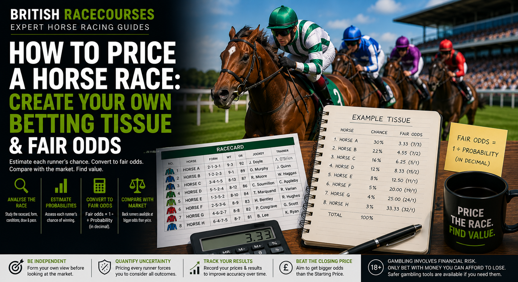 how to price a horse race