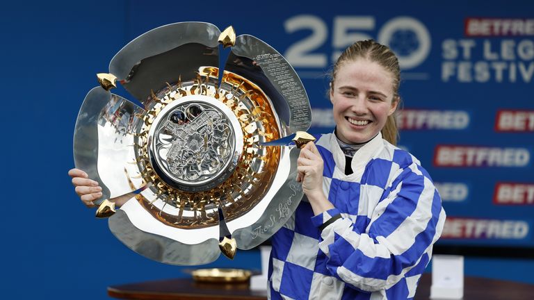 Saffie Osborne Makes History With St Leger Victory on Highwayman