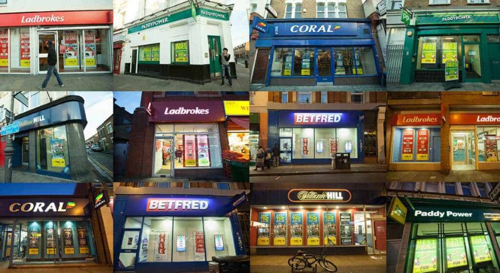 betting shops in london