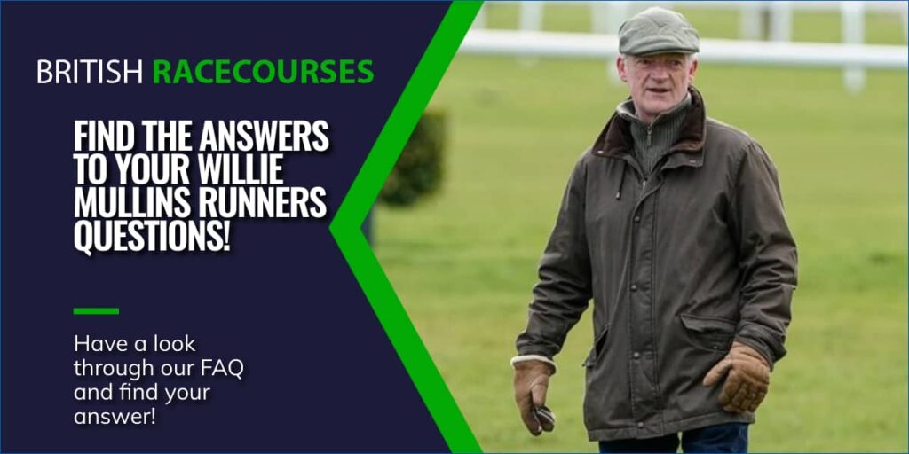 FIND THE ANSWERS TO YOUR WILLIE MULLINS RUNNERS QUESTIONS!