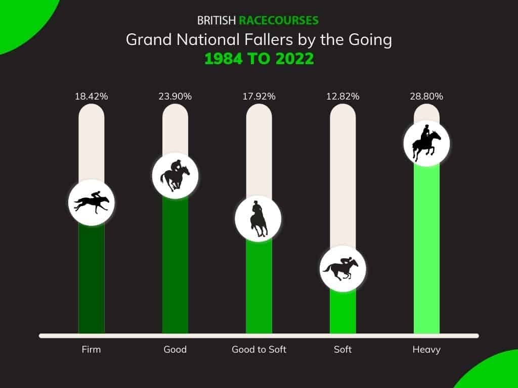Grand National Fallers by the Going