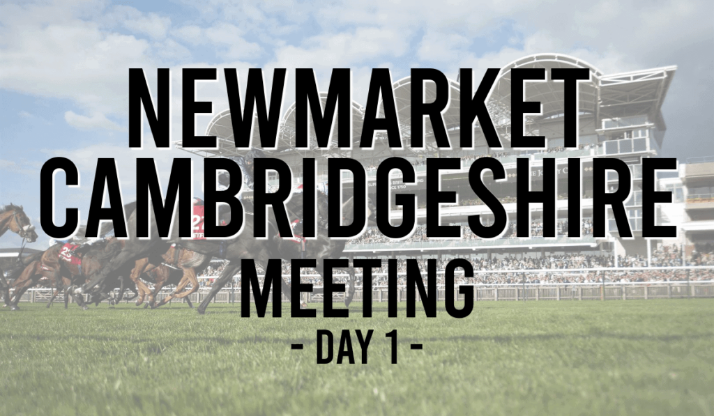 Day 1 of Newmarket Cambridgeshire Meeting