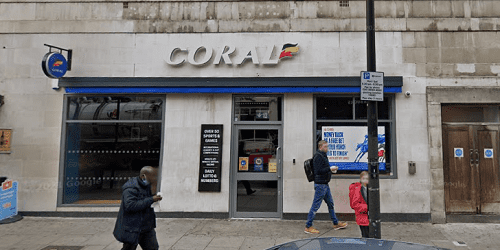 Coral betting shop in Camden Front
