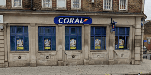 Coral betting shop in Greenwich Front