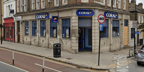 Coral betting shop in Greenwich Side