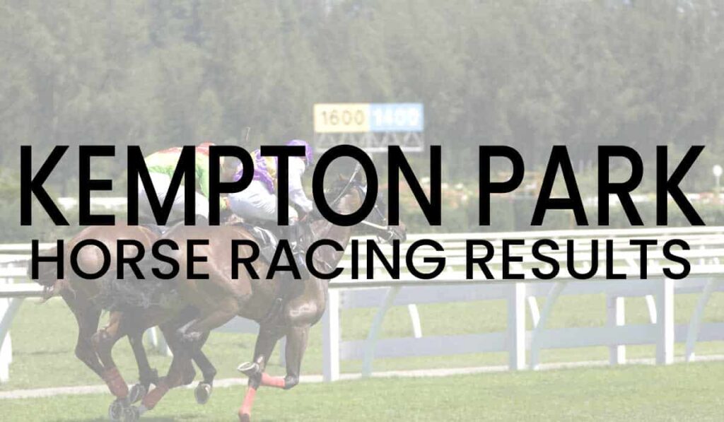 Kempton Park Horse Racing Results