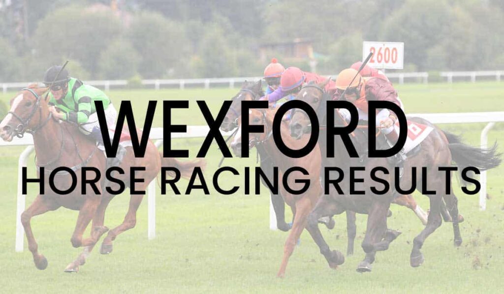 Wexford Horse Racing Results