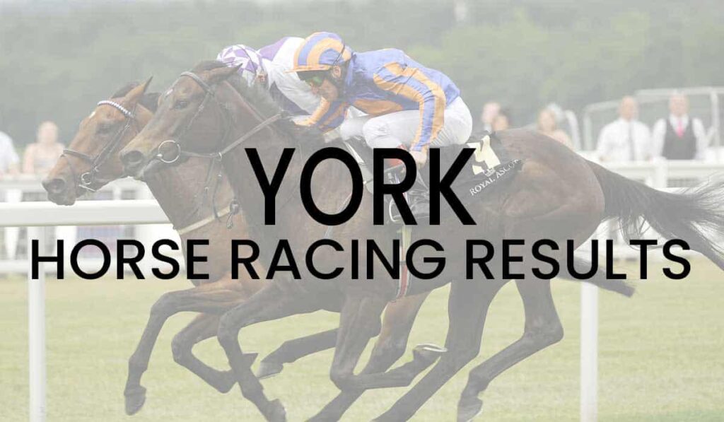 York Horse Racing Results