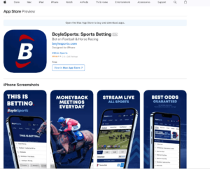 iOS app for BoyleSports: Sports Betting 