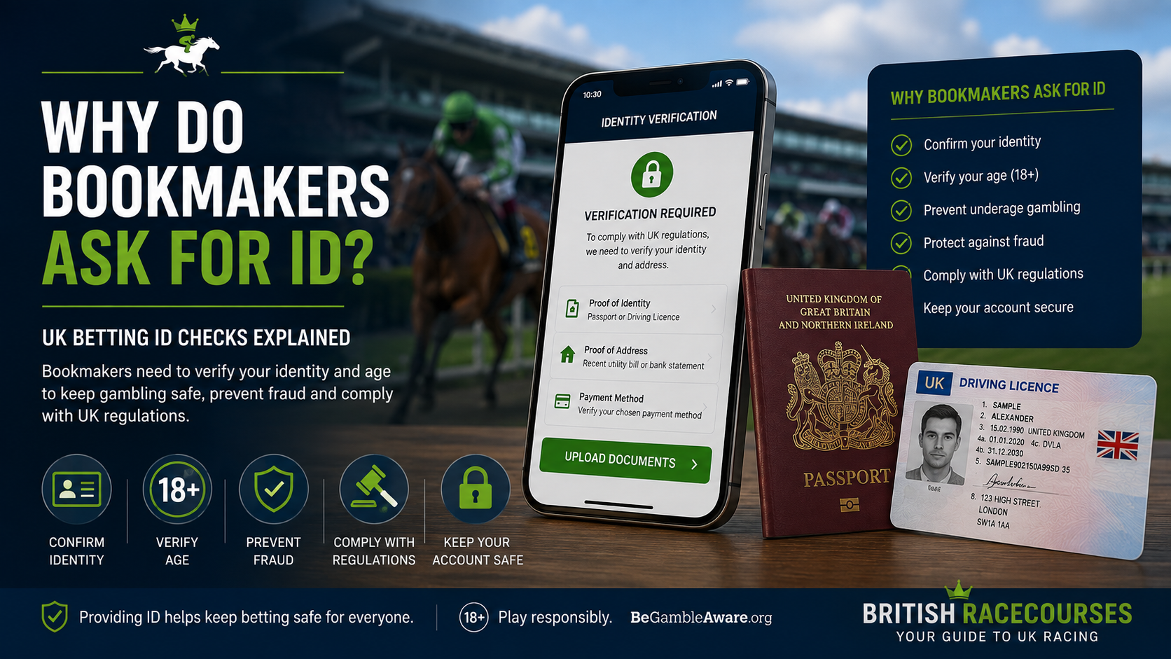 who do bookmakers ask for ID
